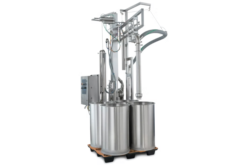 Murzan drum pallet unloading system